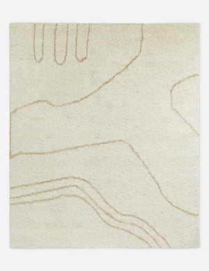 Currents Hand-Knotted Wool Rug Swatch by Elan Byrd