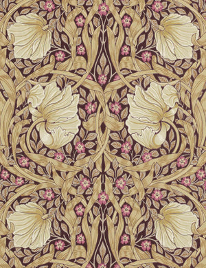Pimpernel Wallpaper by Morris & Co. Swatch, Wine