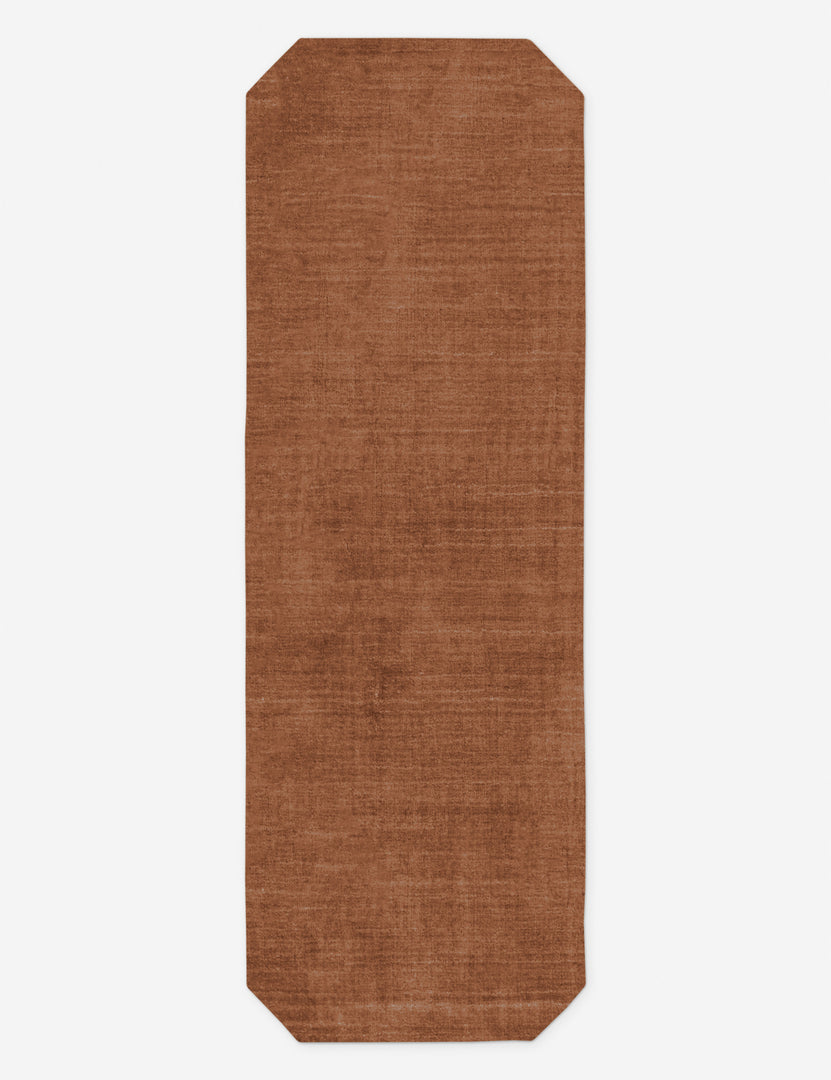 Deep Rose Rug Damara Hand-Loomed Solid Rug