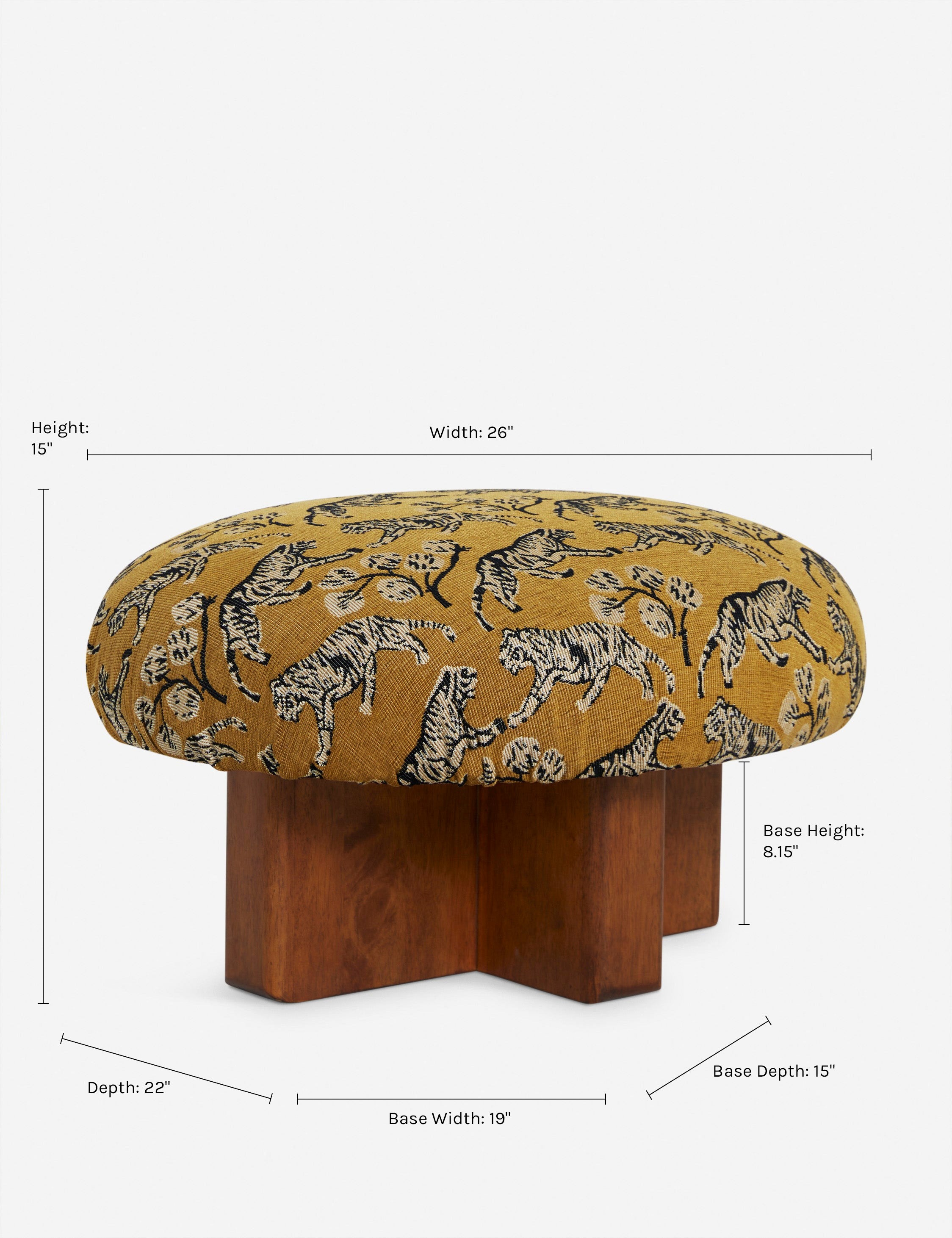 Lulu and Georgia Dashell Ottoman - Thumbnail 5