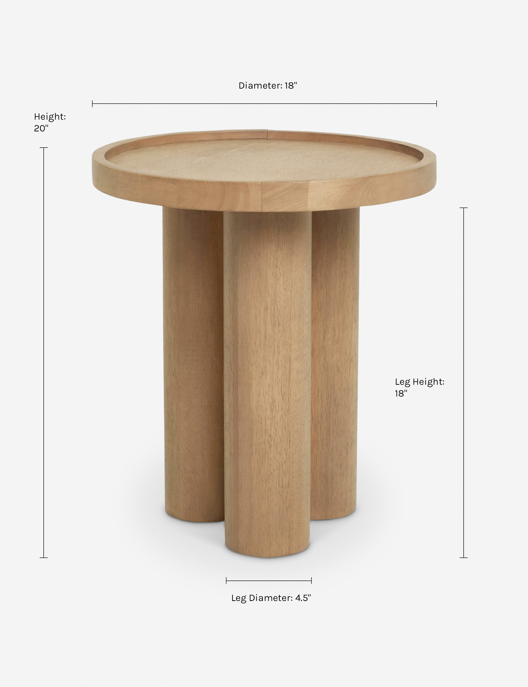 Delta Round Side Table