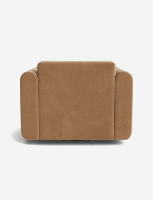 Open Box: Eleanor Swivel Chair, Caramel Vintage Velvet
