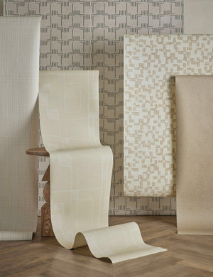 Mesa Grasscloth Wallpaper by Élan Byrd