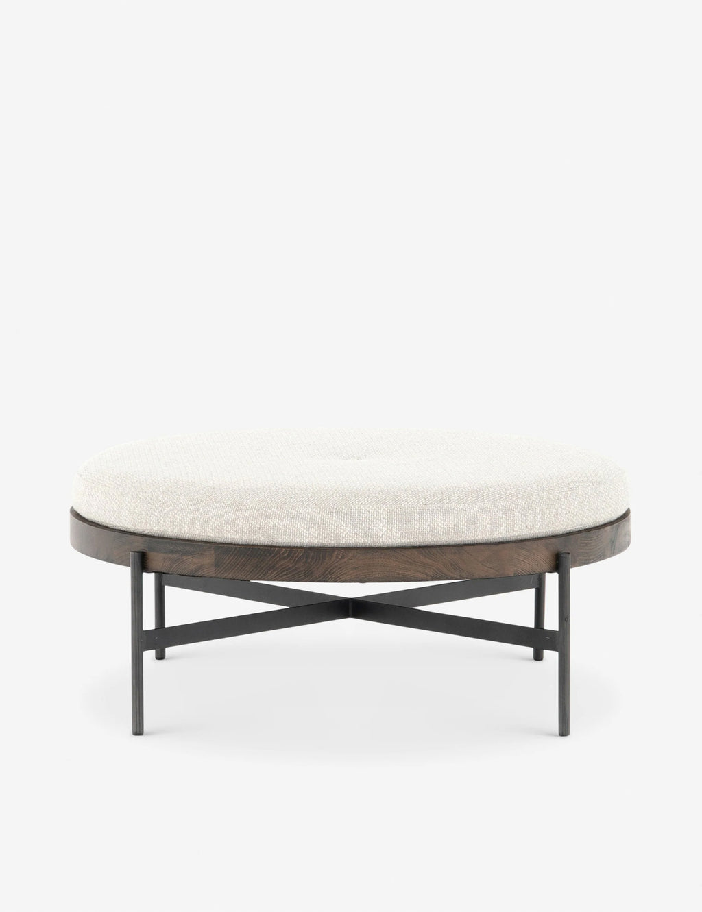 Emile Round Ottoman by Lulu and Georgia