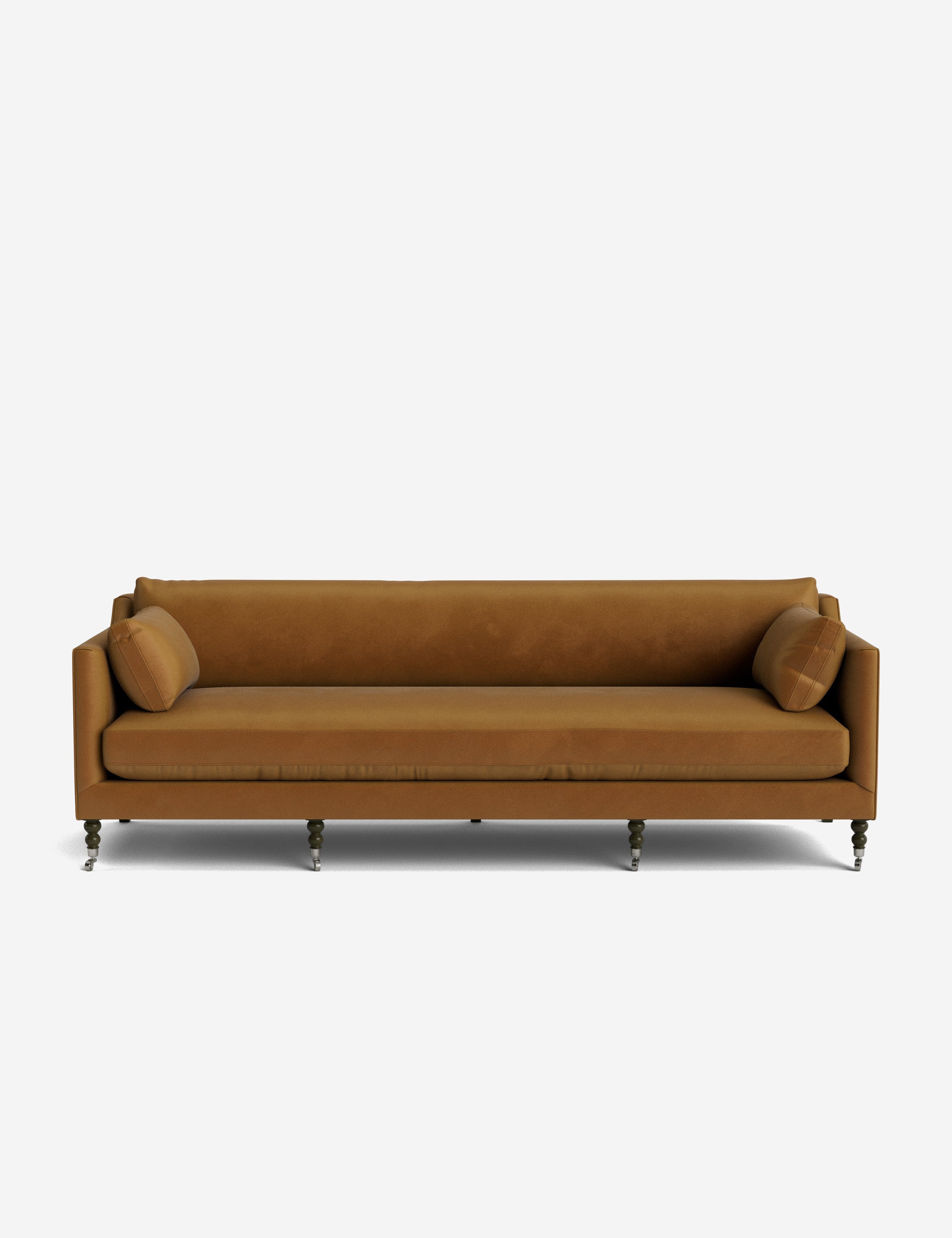 #color::cognac-velvet #leg-finish::chocolate-and-pewter #size::100-w