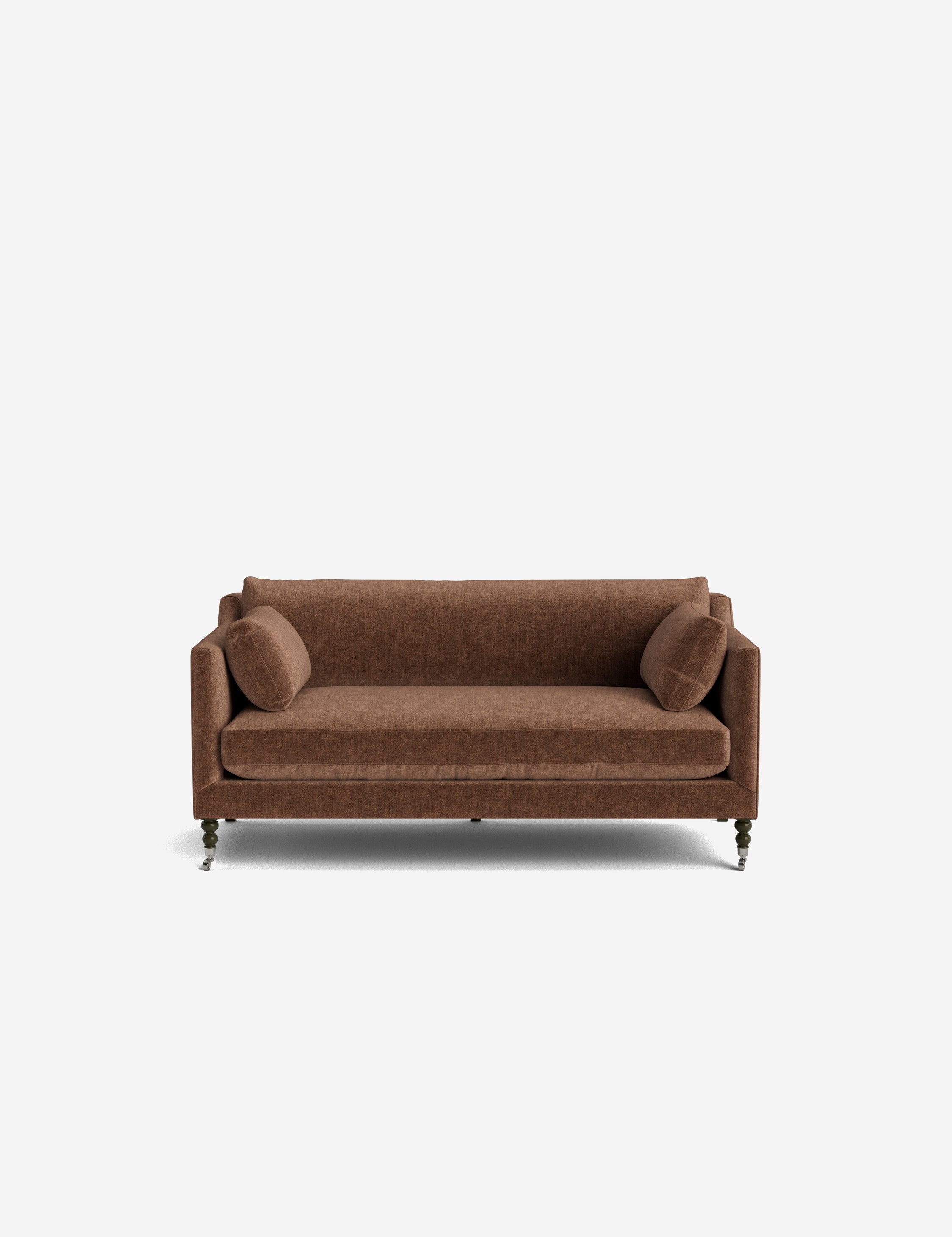 #color::tobacco-performance-striated-velvet #leg-finish::chocolate-and-pewter #size::71-W