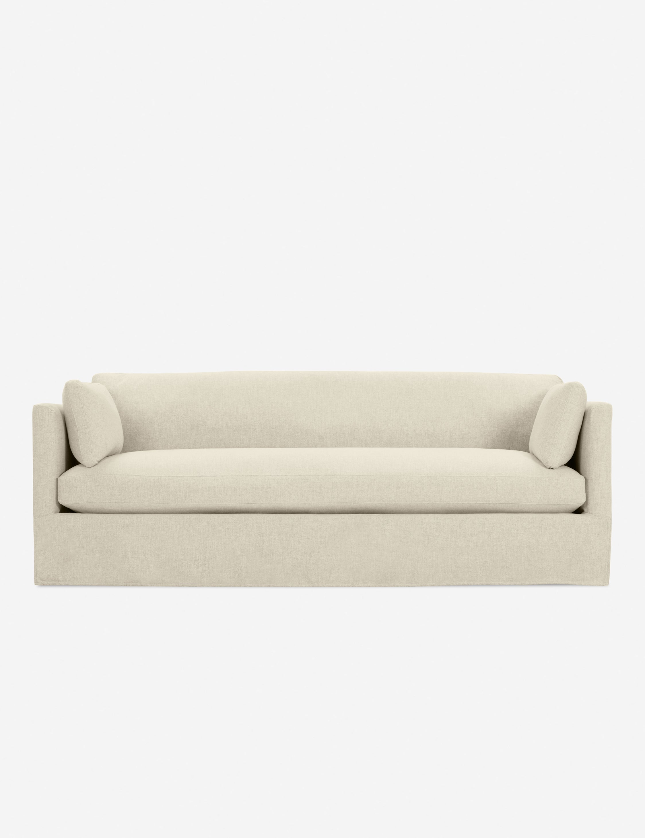 Open Box: Fabienne Slipcover Sofa, Natural / 90"W