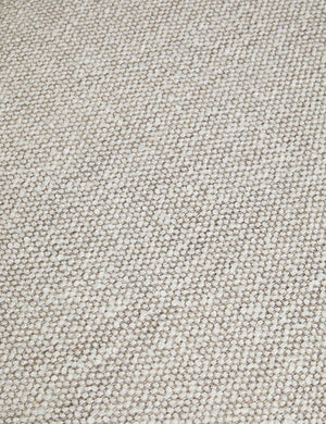 Natural Basket Boucle Fabric Swatch