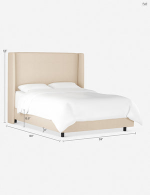 Adara Bed : Steel Velvet / Queen