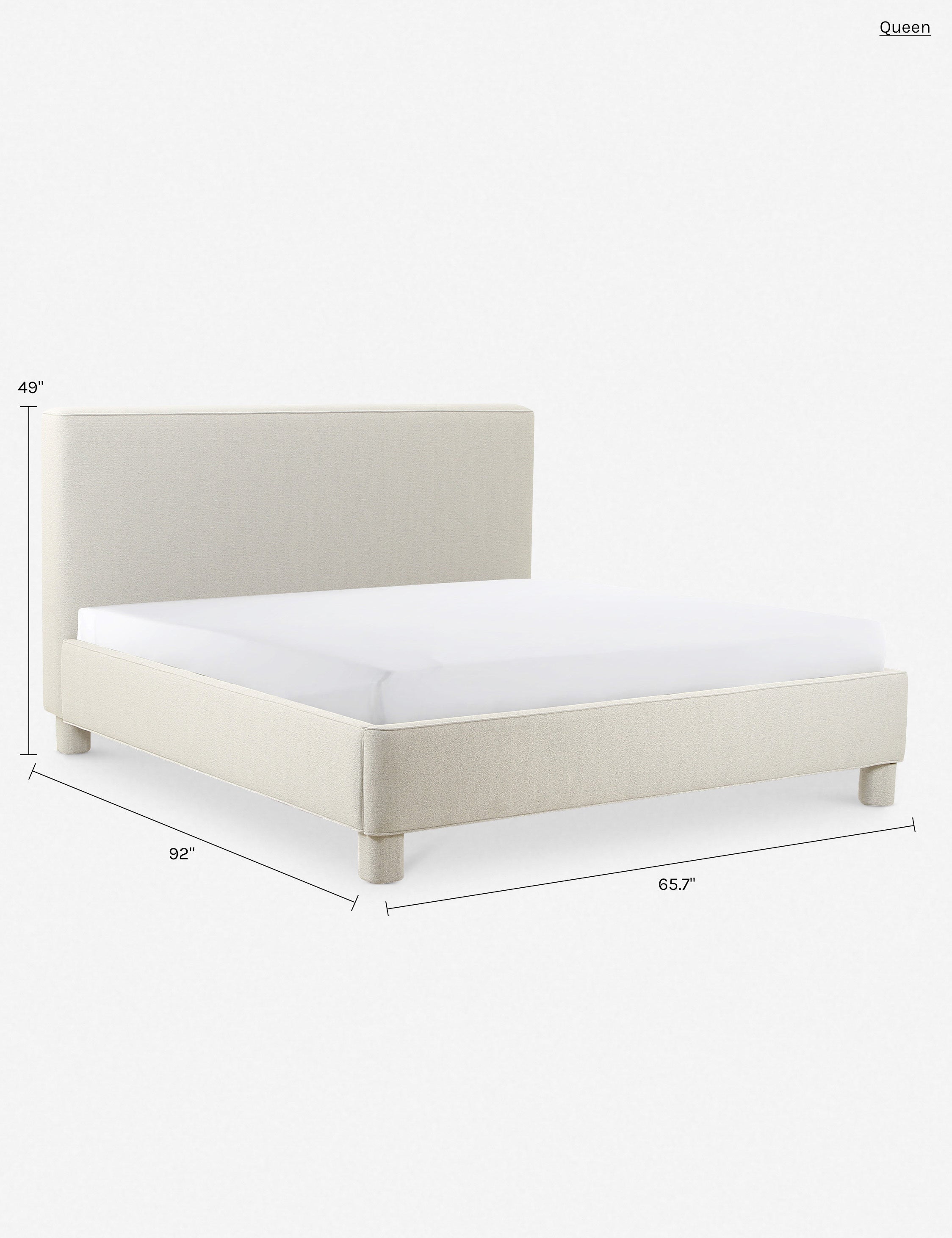 Asner Platform Bed - Thumbnail 4
