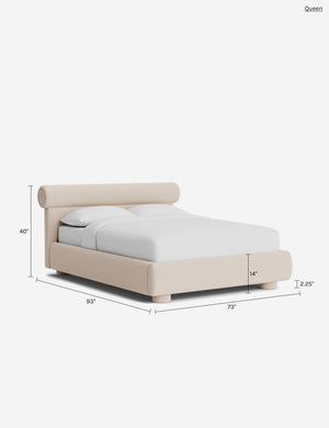 Bowery Bed : Ivory Modern Boucle / Full
