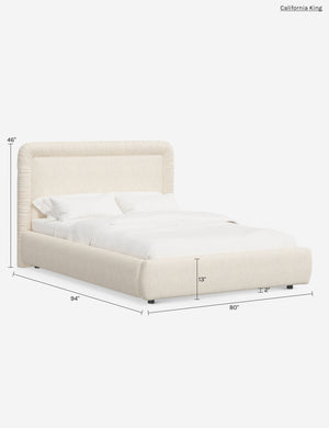 Courtet Platform Bed : Sage Linen / Full