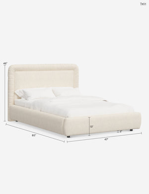 Courtet Platform Bed : Sage Linen / Full