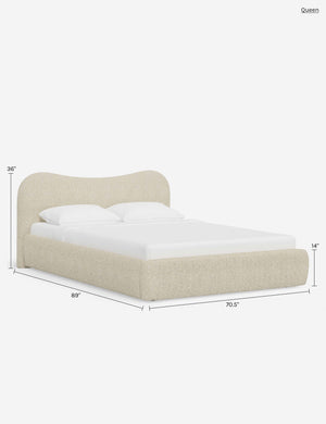Gladys Platform Bed by Sarah Sherman Samuel : Blue Garden Walk / Twin