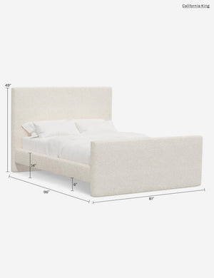Halloway Platform Bed : Tan Gingham / Cal King