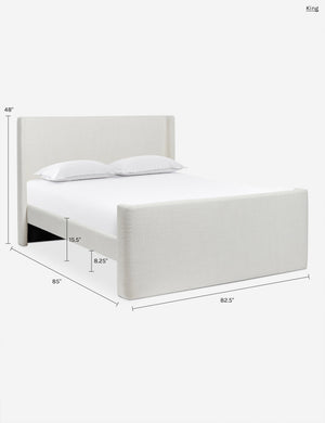 Open Box: Jane Bed King, Oyster