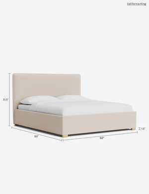 Johnson Storage Bed : Sky Blue Classic Velvet / Full