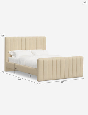 Manchester Platform Bed : Pebble Linen / Cal King