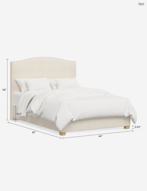 Maria Platform Bed : Citron Vintage Velvet / Twin