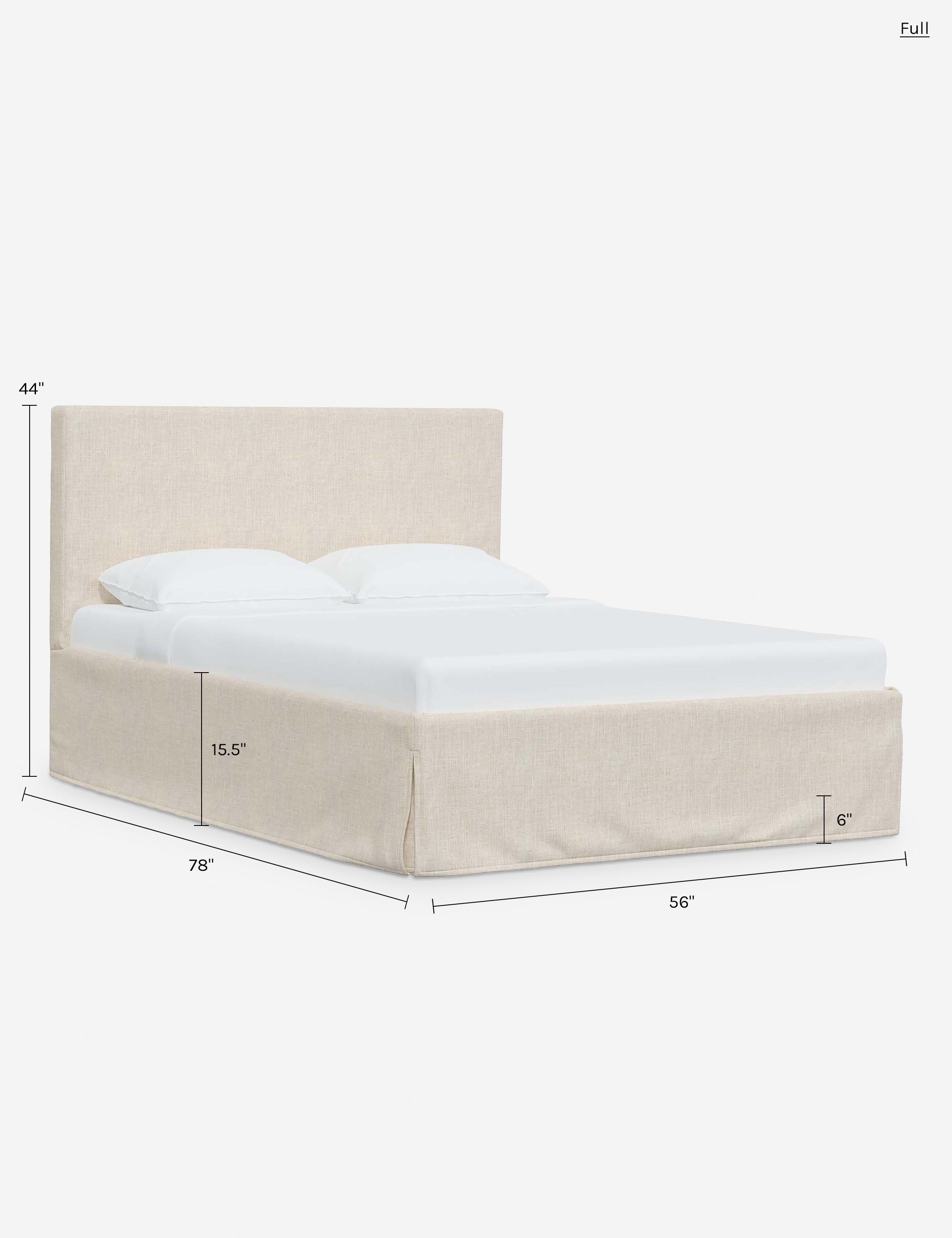 Maura Slipcover Bed - Thumbnail 4