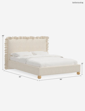 McPherson Platform Bed : Citron Vintage Velvet / Queen