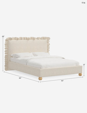McPherson Platform Bed : Citron Vintage Velvet / Queen