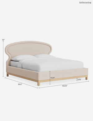 Morecambe Platform Bed by Ginny Macdonald : Sage Linen Weave / King