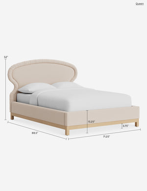 Morecambe Platform Bed by Ginny Macdonald : Sage Linen Weave / King