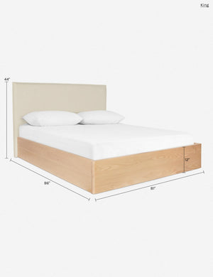 Nia Bed : Mushroom / Queen