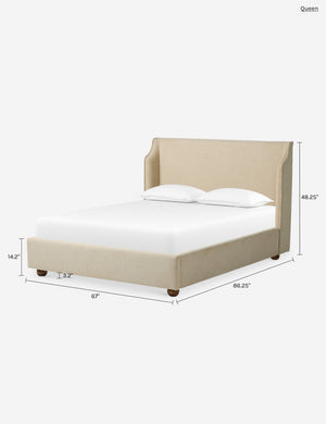 Noelia Platform Bed by Amber Lewis x Four Hands : Natural / King
