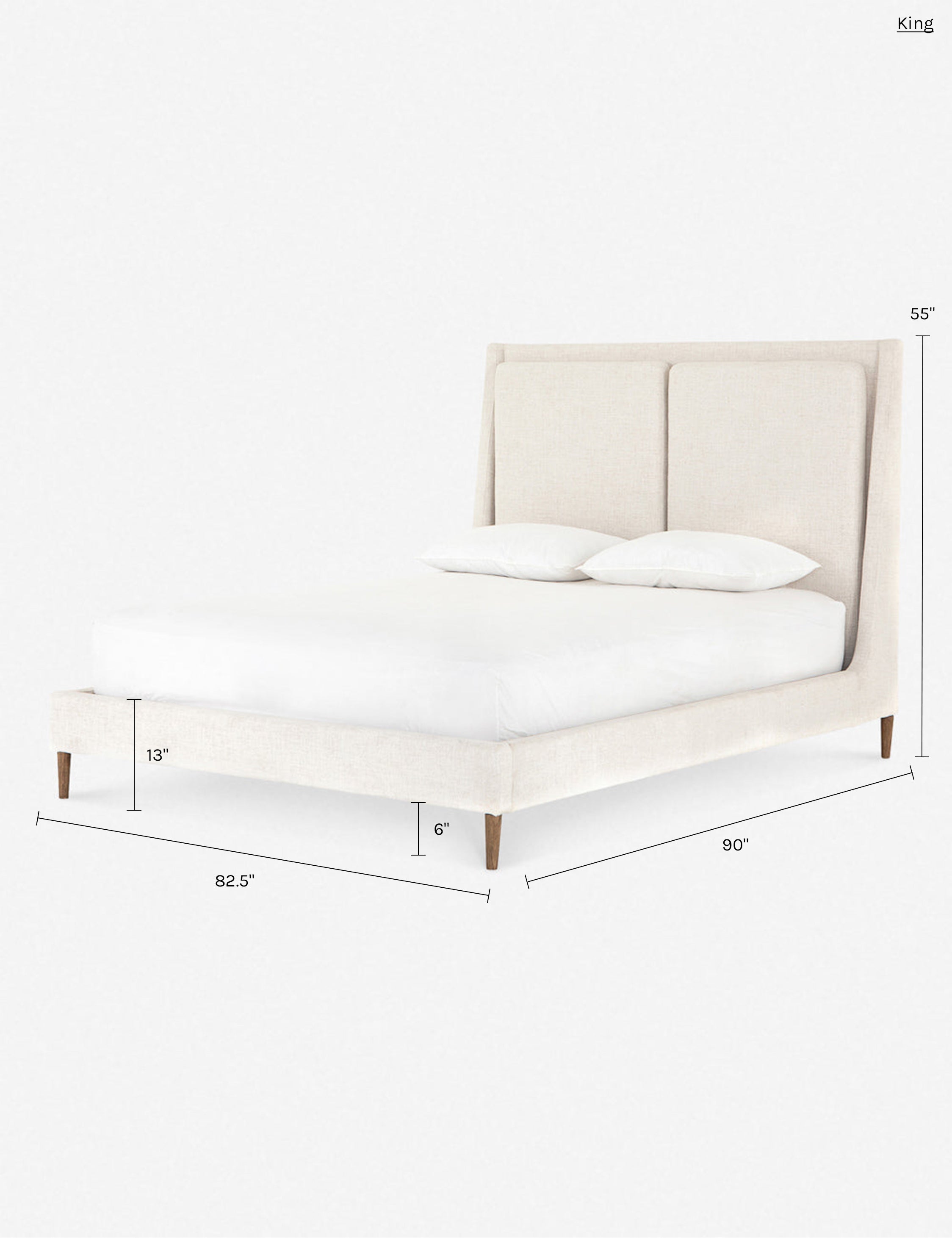 Rexford Platform Bed - Thumbnail 2