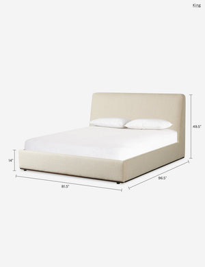 Shirin Platform Bed : Flax / Queen