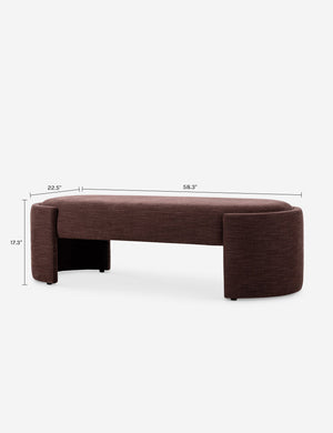 Kamira Bench : Plum