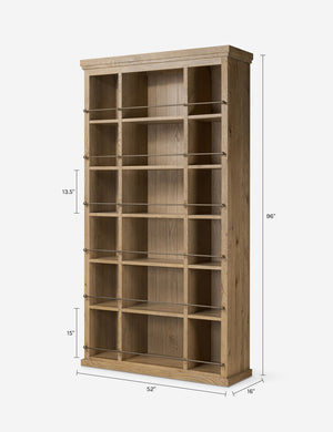 Alistair Bookcase by Amber Lewis x Four Hands : Worn Oak