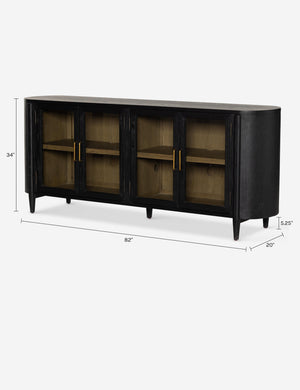 Apolline Sideboard : Oak and Black