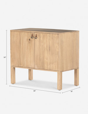 Beckett Bar Cabinet : Black