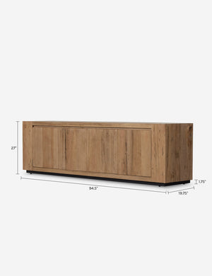Bevan Media Console : Brown