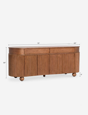 Open Box: Conte Sideboard, Cool Brown