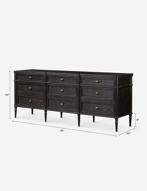 Four Hands Toulouse 9 Drawer Dresser - Distressed Black Four Hands Toulouse 9 Drawer Dresser - Distressed Black