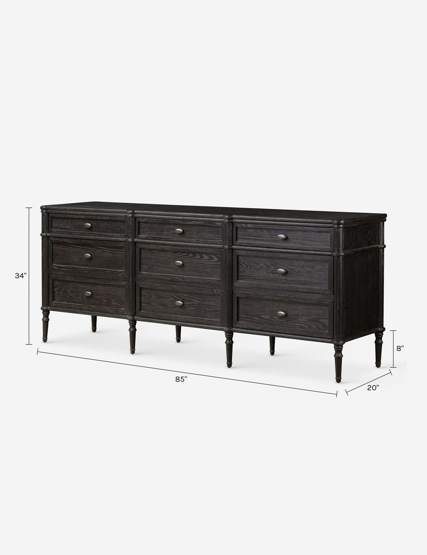 Four Hands Toulouse 9 Drawer Dresser - Distressed Black Four Hands Toulouse 9 Drawer Dresser - Distressed Black