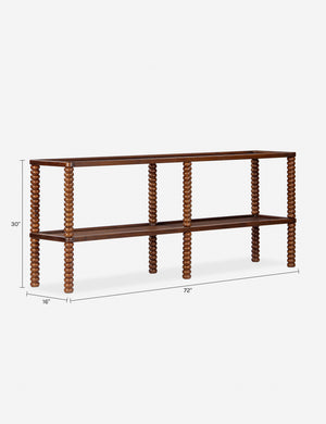 Open Box: Dowd Console Table, Chestnut