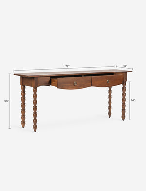 Foxton Console Table : Brown