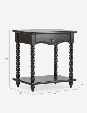 Foxton Nightstand : Brown