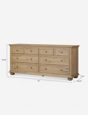Geoffrey Wide Dresser by Amber Lewis x Four Hands : Smoked Black