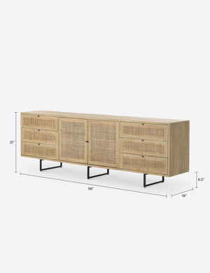 Hannah Wide Sideboard : Natural