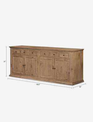 Harding Sideboard by Amber Lewis x Four Hands : Weathered Oak
