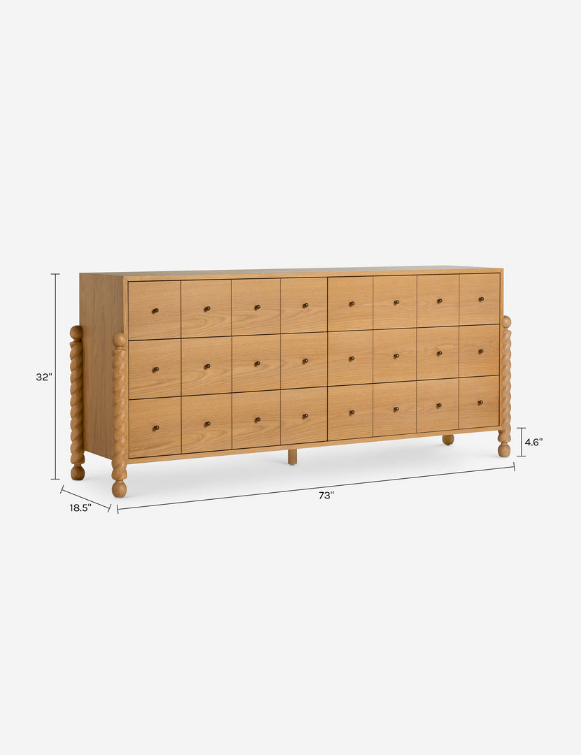 Hawser 6-Drawer Dresser by Sarah Sherman Samuel in Natural
