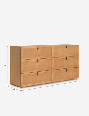 Holston 6-Drawer Dresser : Natural