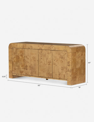 Martine Media Console : Natural