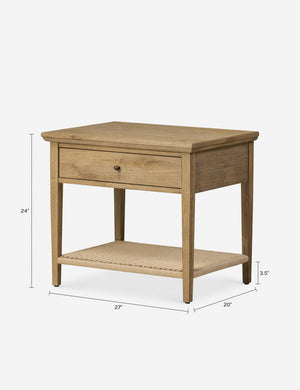 Open Box: Mott Nightstand, Worn Oak by Amber Lewis x Four Hands